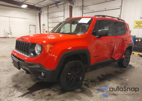 2018 Jeep Renegade Upland Edition 4X4 z USA, uszkodzony, nr VIN ZACCJBABXJPH67405
